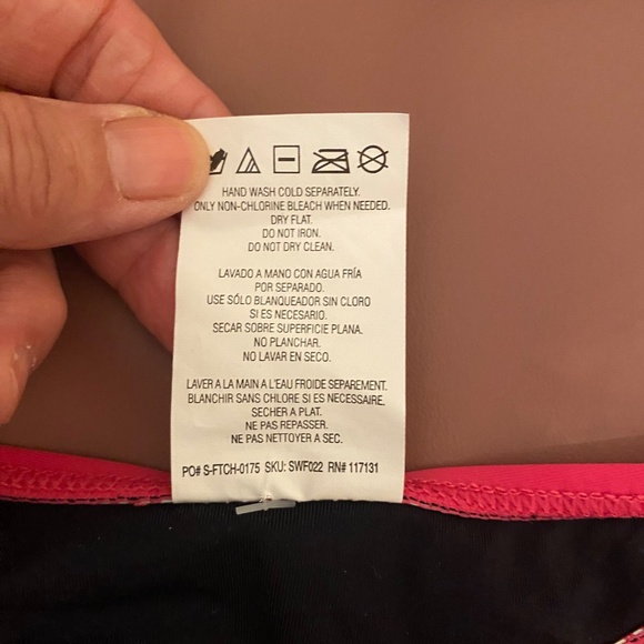 Sporti thong bikini set pink camo removable pads - Picture 11 of 14